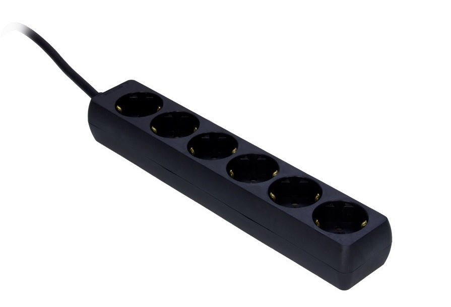 ProCab El skinne med 6 udtag, 1,5 mm² kabel, 5 m