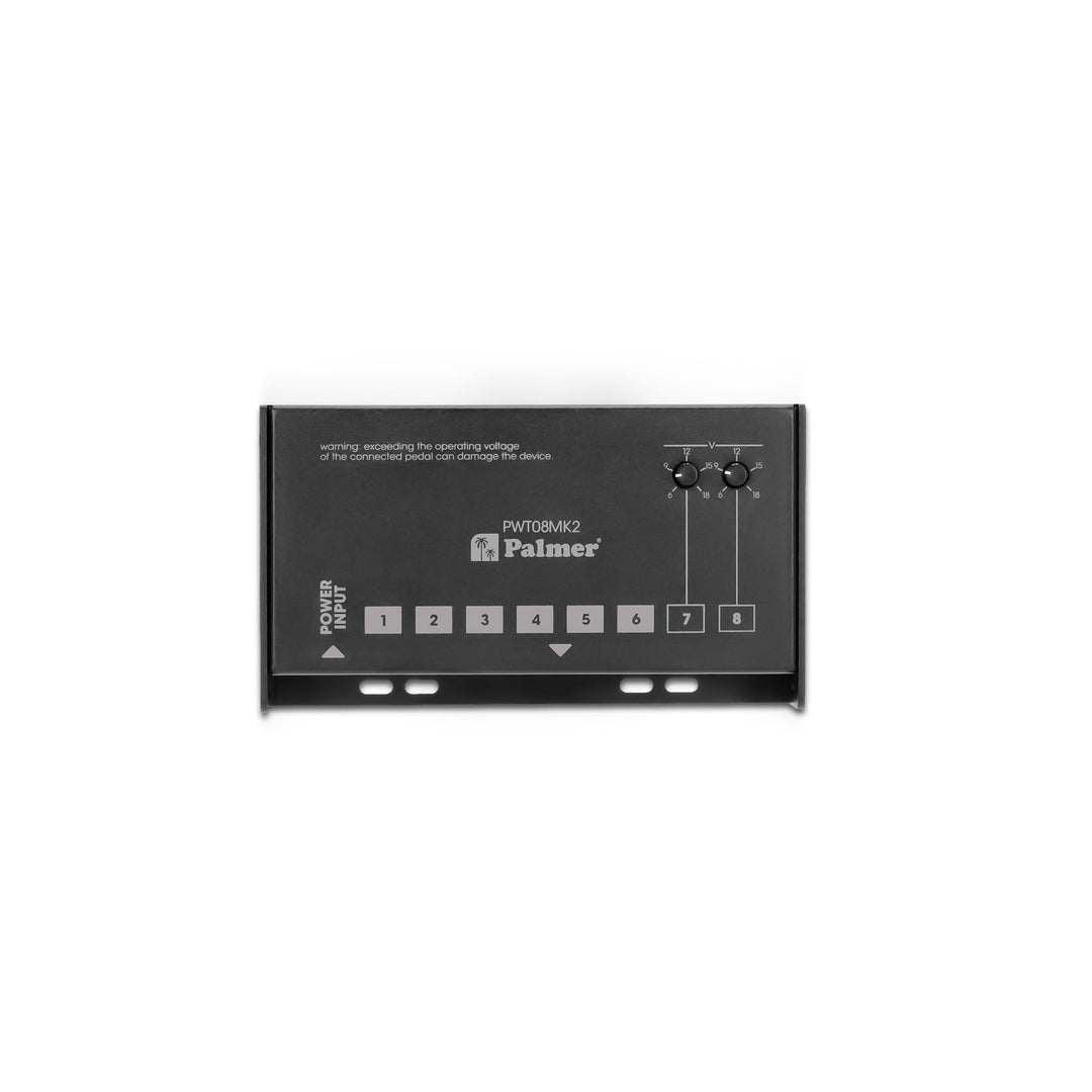 Palmer PWT 08 MK2 - Alimentatore universale per pedalboard con 8 uscite