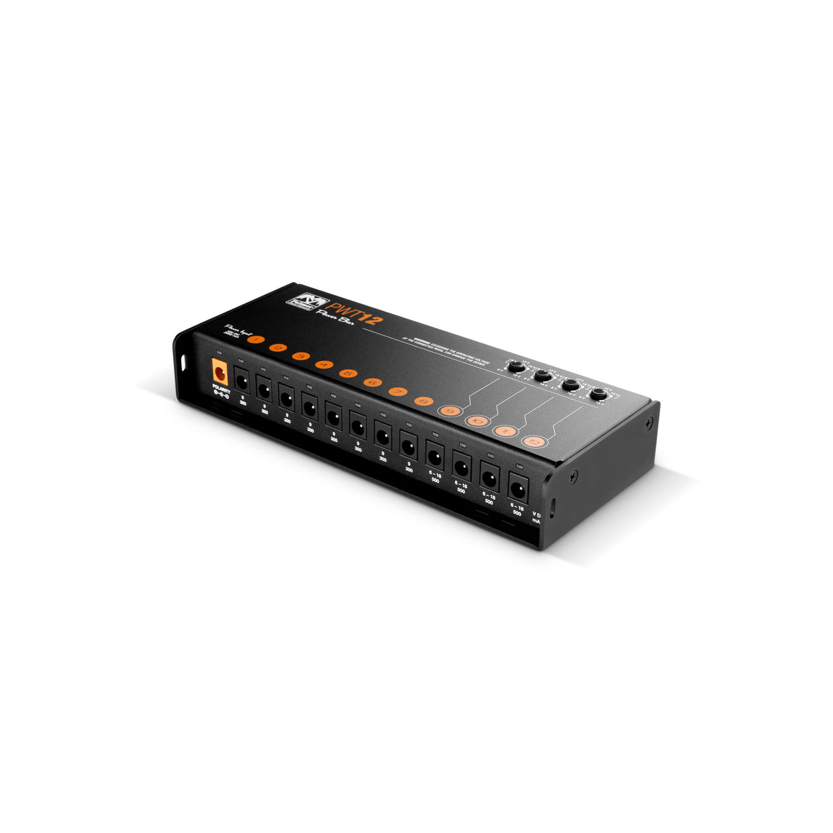 Palmer PWT 12 MK 2 – Universal strømforsyning til pedalboard med 12 udgange