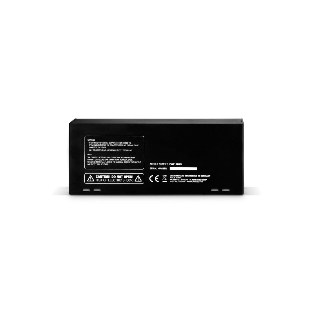 Palmer PWT 12 MK 2 – alimentatore universale per pedalboard con 12 uscite