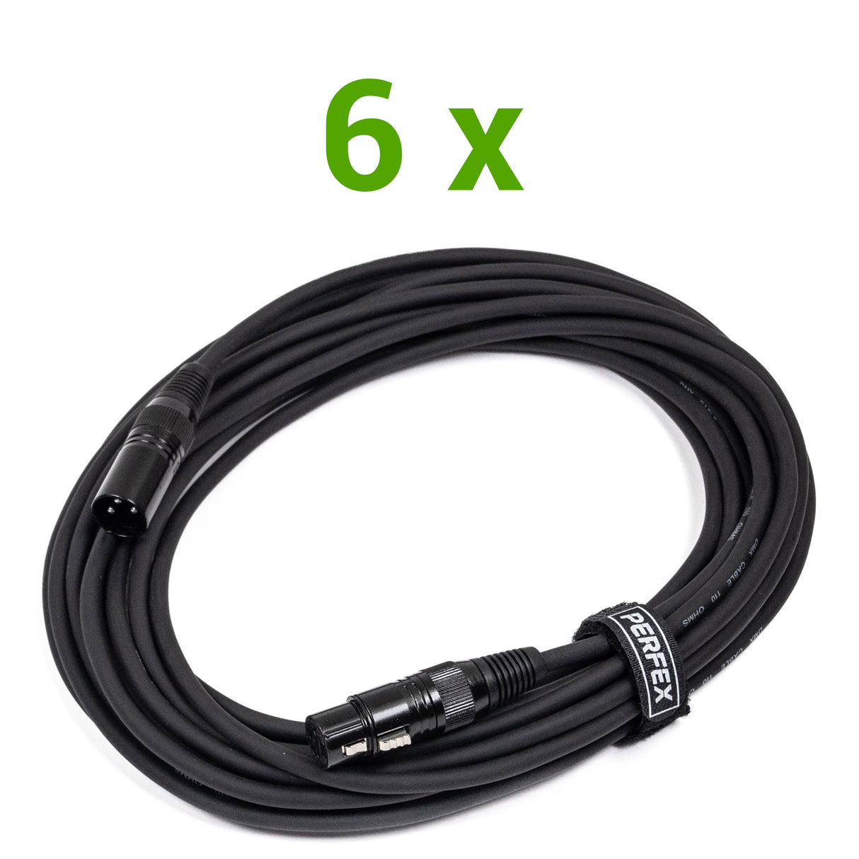 DMX Kabel Pakke (6x10m)