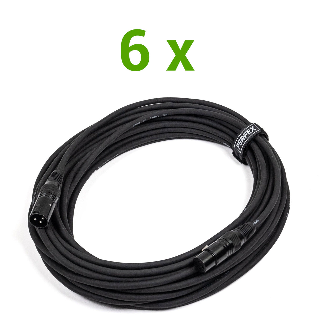 DMX Kabel Pakke (6x15m)