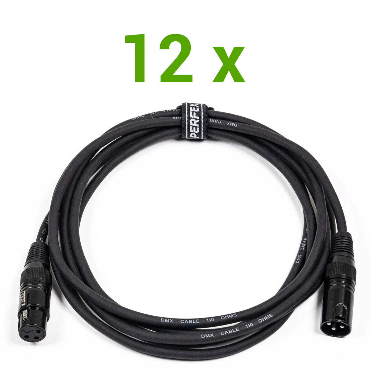 DMX Kabel Pakke (12x3m)