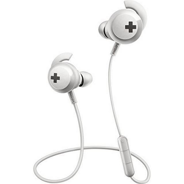 Philips SHB4305W Bluetooth Auricolari Sportivi (Bianco)