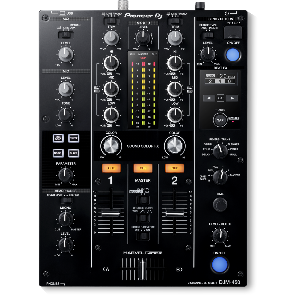 Pioneer DJ DJM-450 + PLX-1000 Bundle