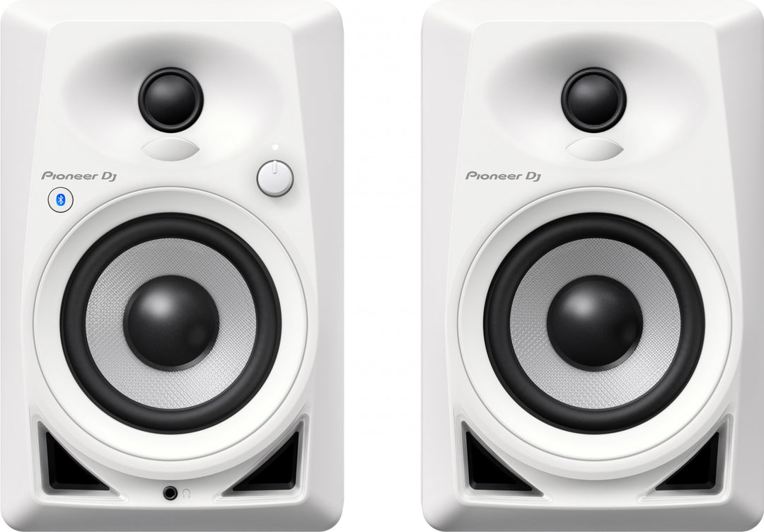 Pioneer DJ DM-40BT-W - Monitor da studio con Bluetooth (Bianco)