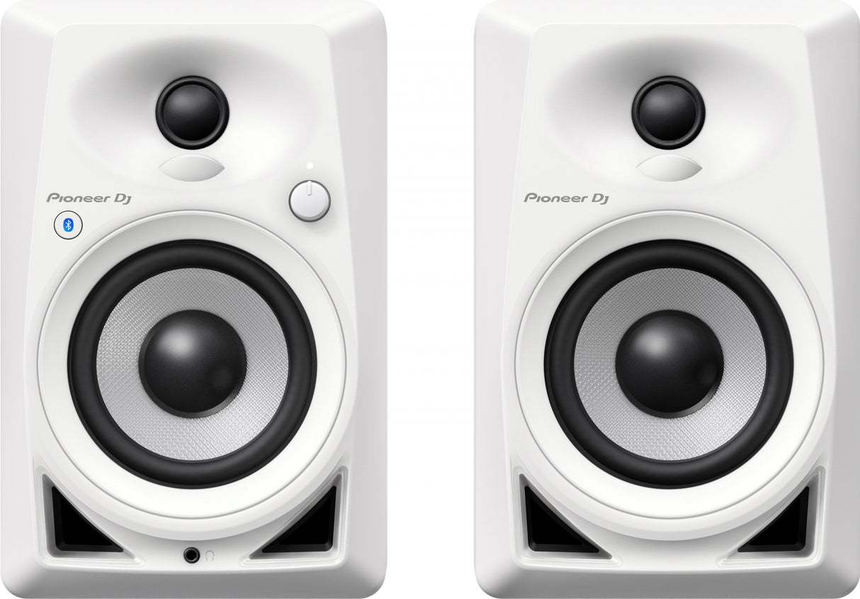 Pioneer DJ DM-40BT-W - Monitor da studio con Bluetooth (Bianco)