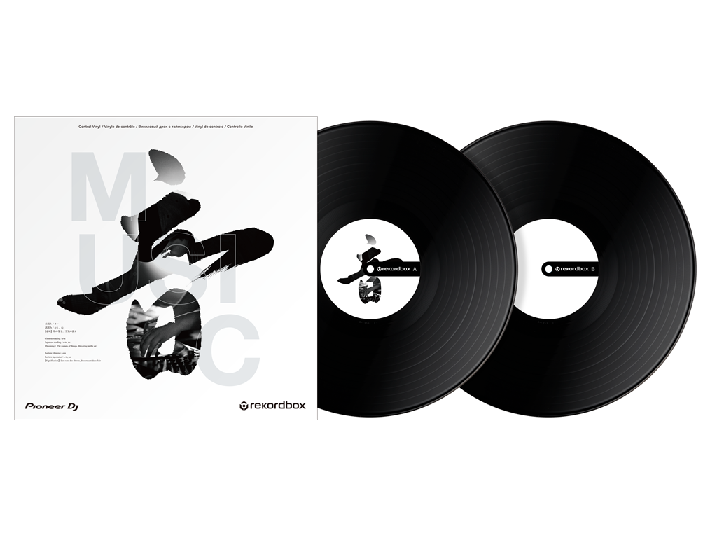 RB-VD2-K Rekordbox control vinyl (set di 2) (nero)