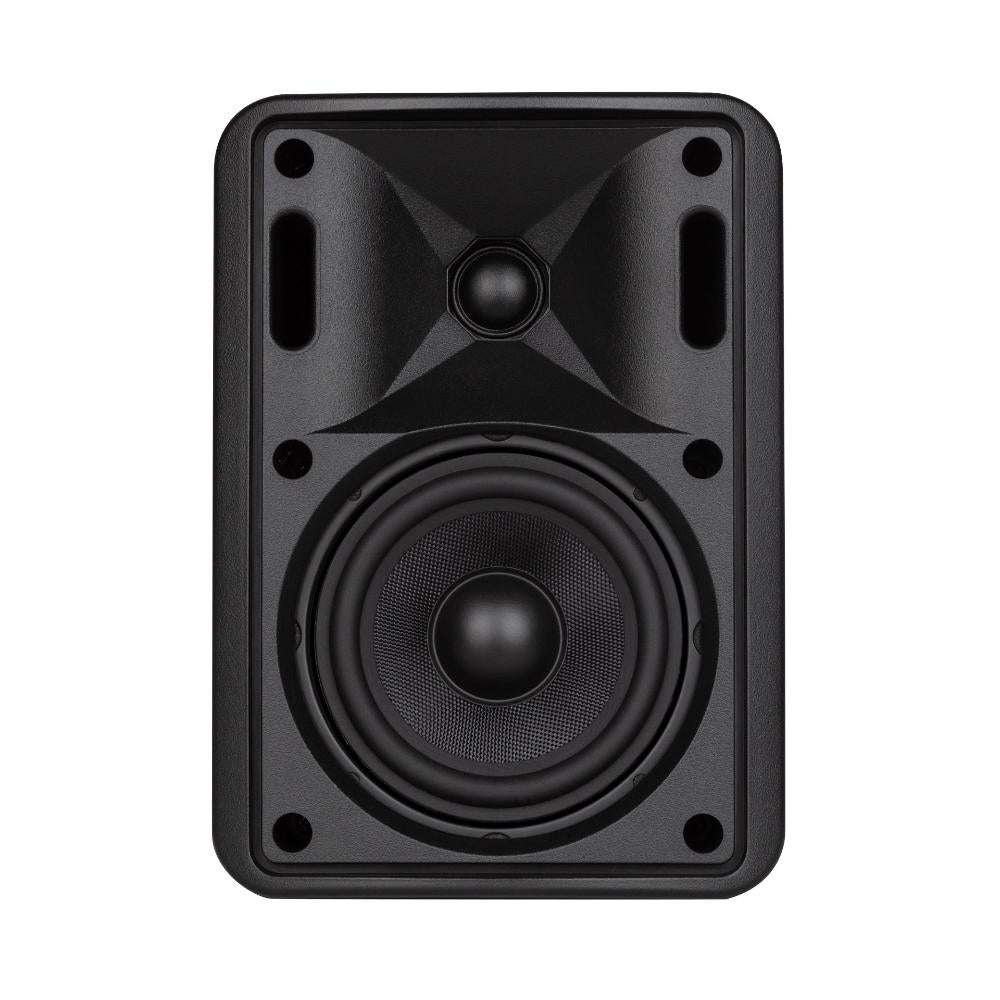 Diffusore da parete RCF a 2 vie 4" set (2 pezzi) 40W 100 V IP55, Nero