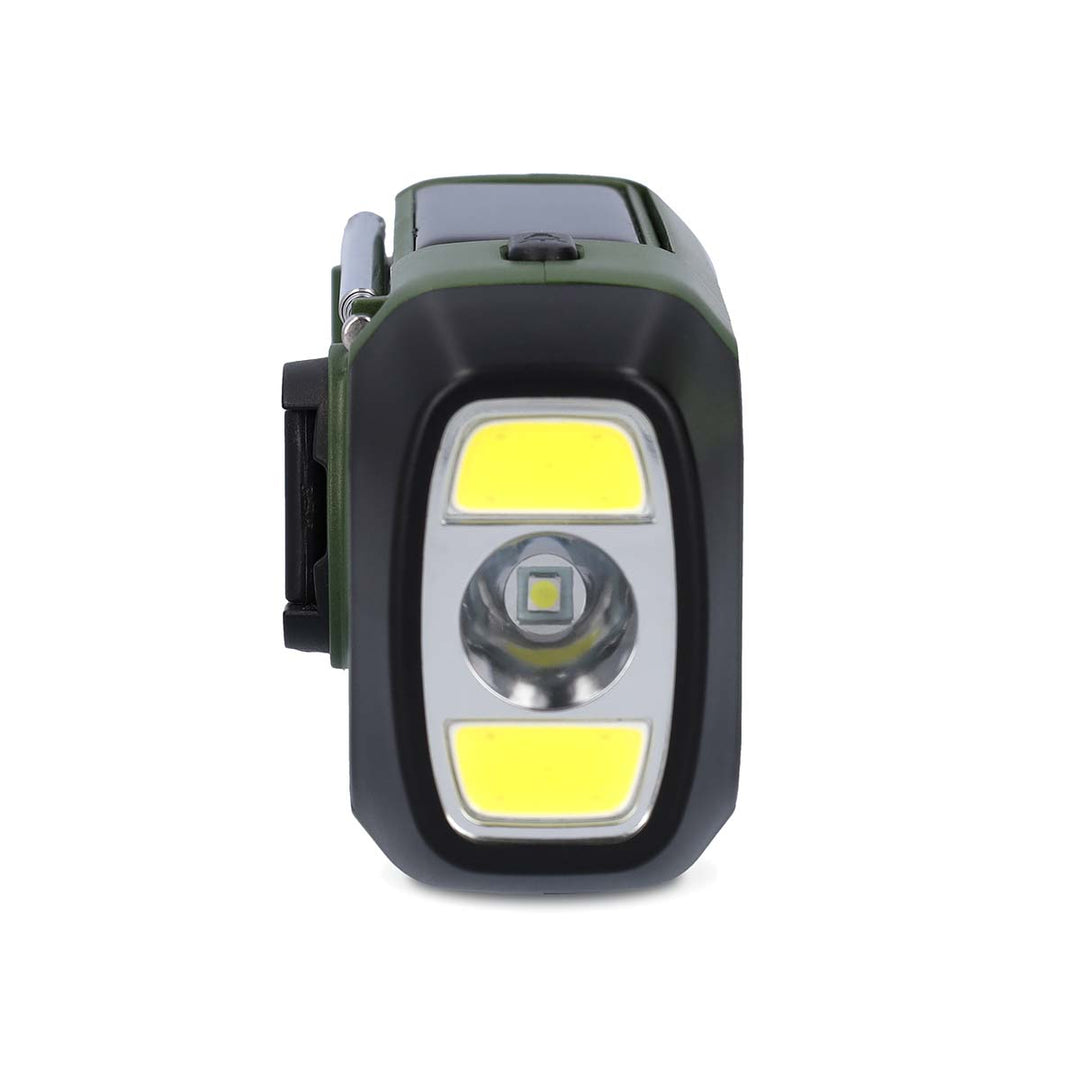 Radio d'emergenza portatile con manovella
