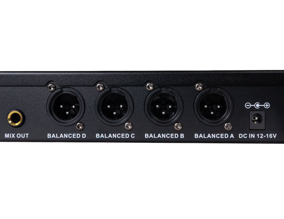 Renton Pro Sistema Microfonico Conferenza Wireless (4 canali)