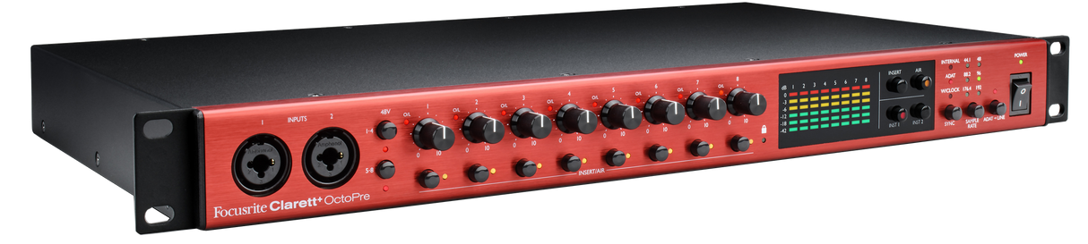 Focusrite Clarett+ Octopre Microphone Preamp