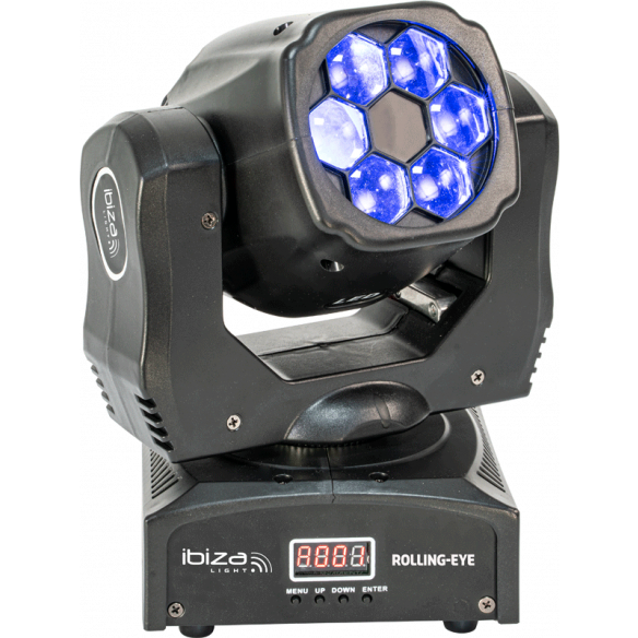 Ibiza Rolling-Eye LED Teste Mobile (6x12W)