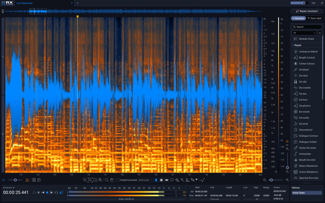 RX 12 Standard: CRG da qualsiasi prodotto iZotope a pagamento