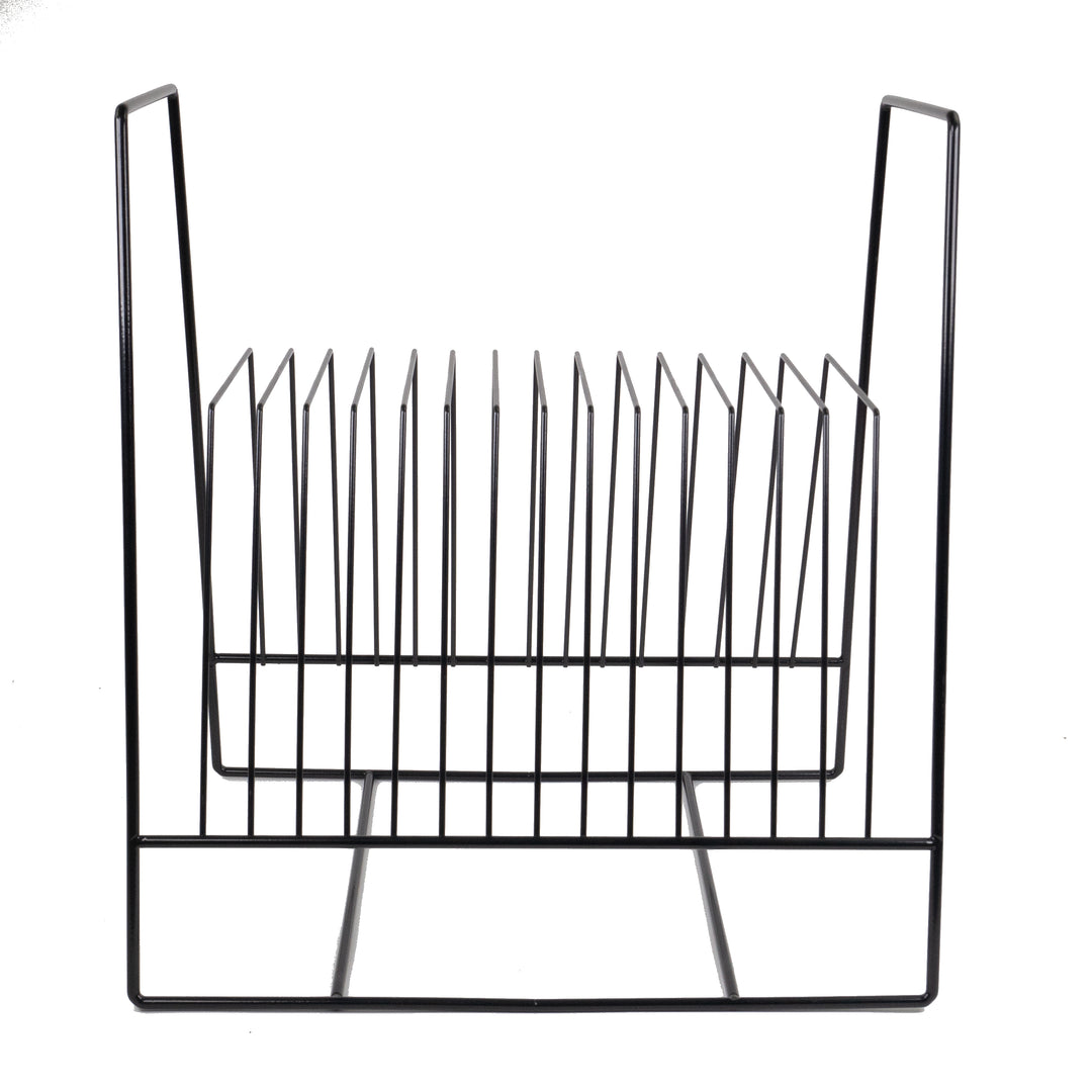Studio 57 - Stand per dischi in vinile in metallo (Black)