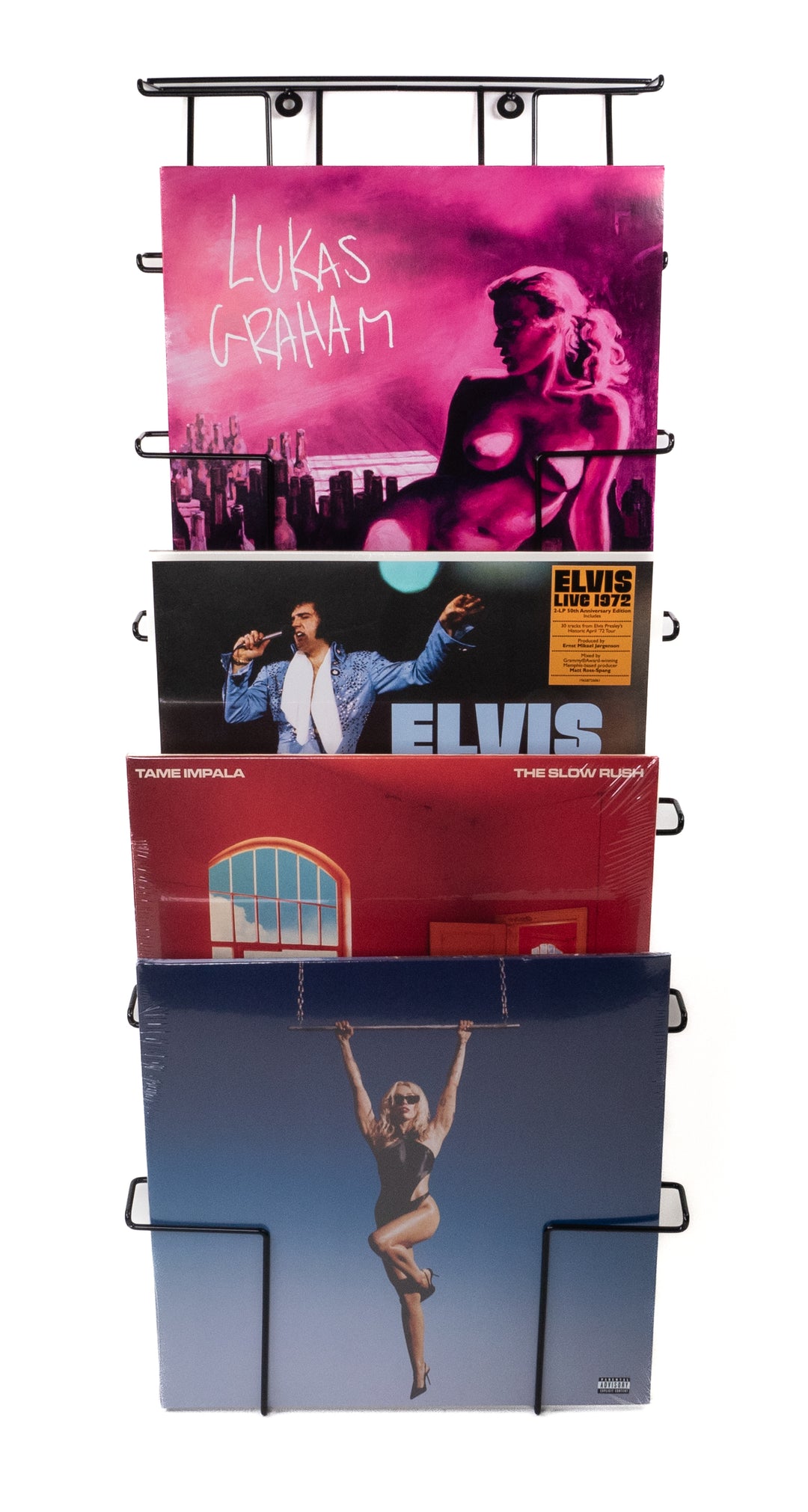 Studio 57 - Porta riviste per dischi in vinile (Metallo)