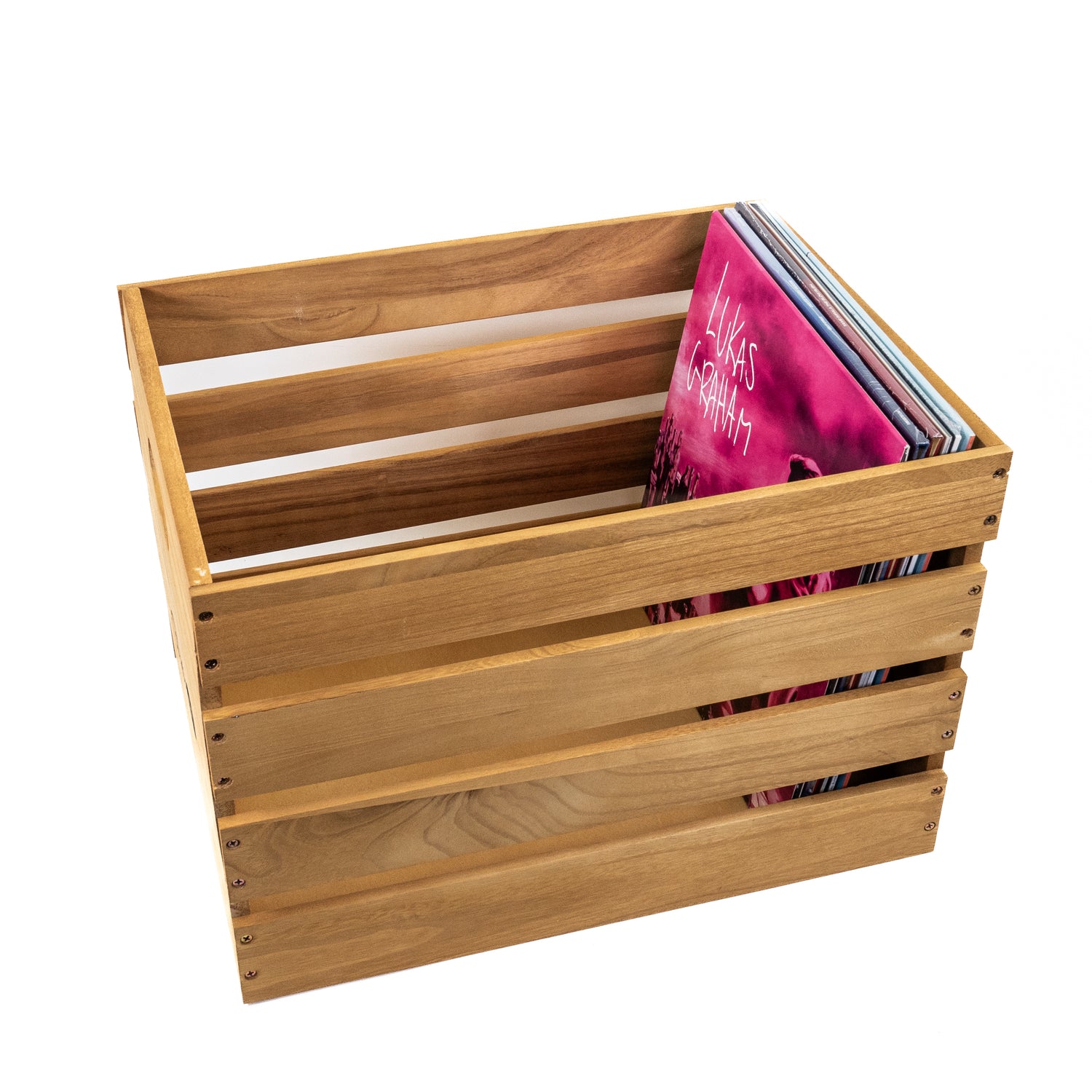 Studio 57 Vinyl record storage box (Wood)