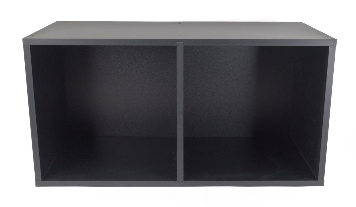 Studio 57 - Mensola di stoccaggio per dischi in vinile (71,5 x 36,5 cm, Black)
