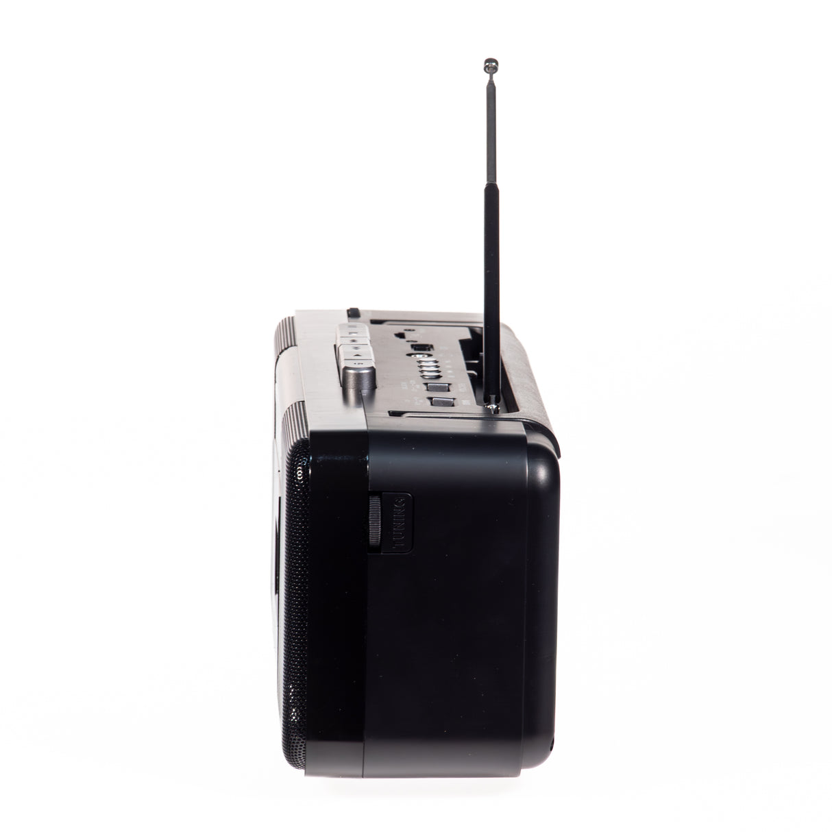 Studio 57 - Lettore di cassette con FM & Bluetooth, Nero + Cassetta