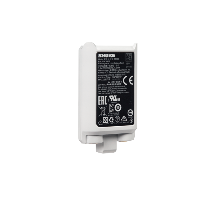 Shure SB903 Lithium SLXD batteria