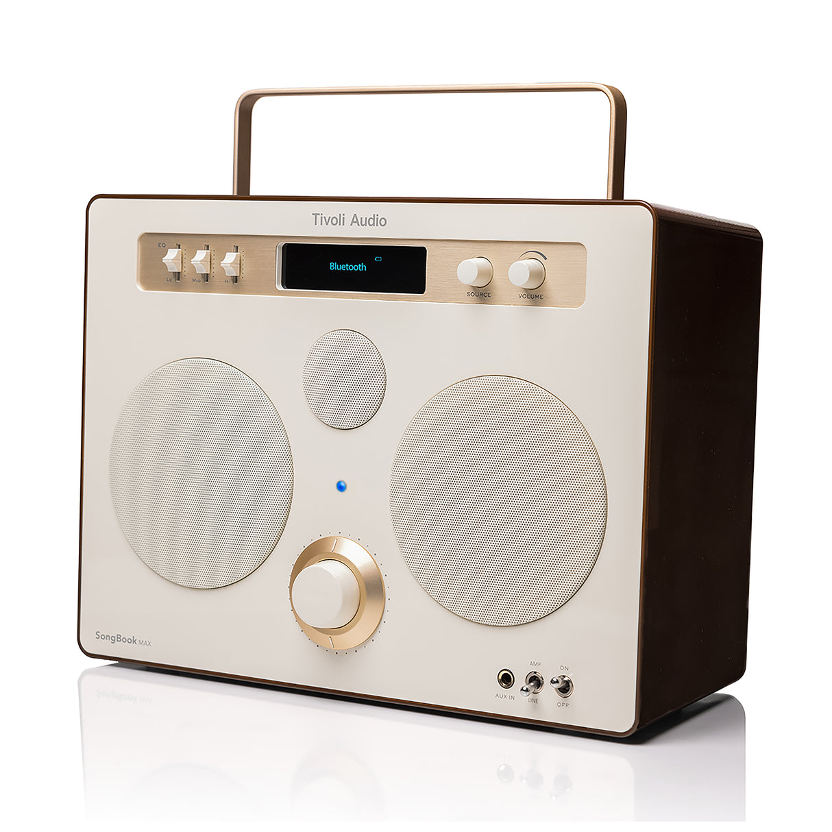 Tivoli Audio Song Book MAX Bluetooth Altoparlante (Crema/Marrone)