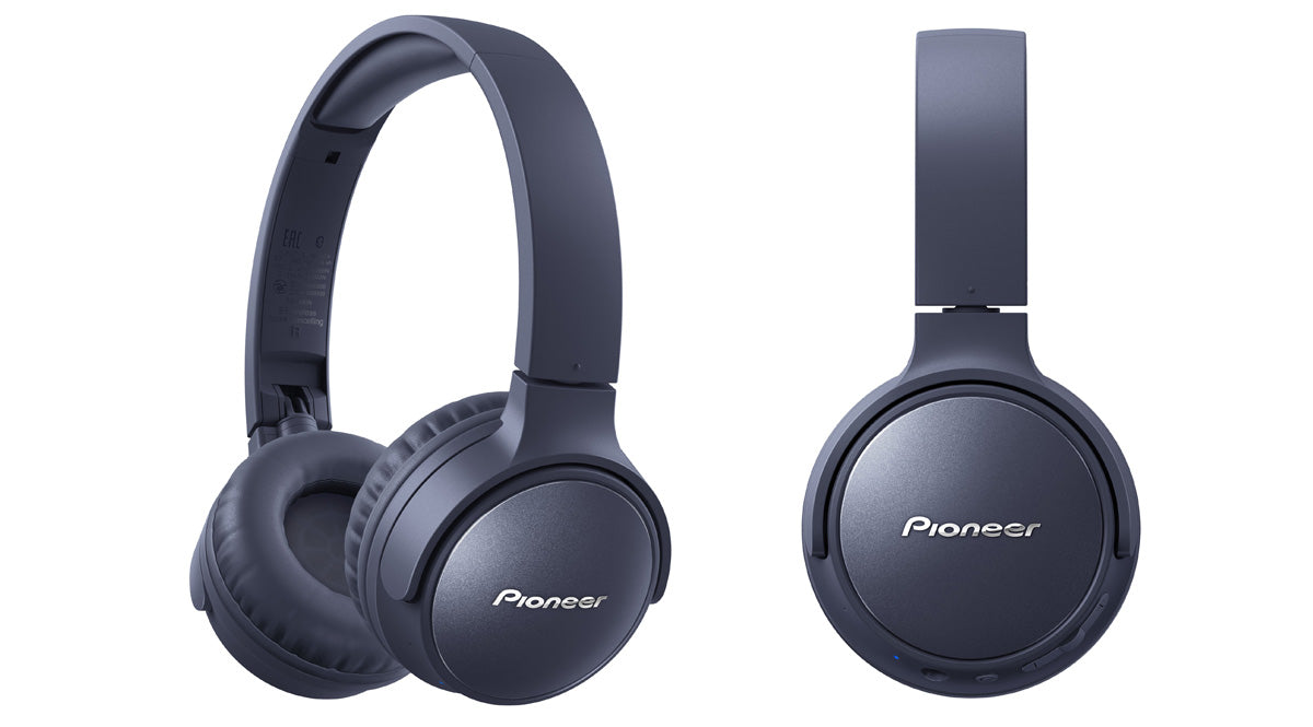 Pioneer SE-S6BN Cuffie Bluetooth con Riduzione del Rumore (Blu)