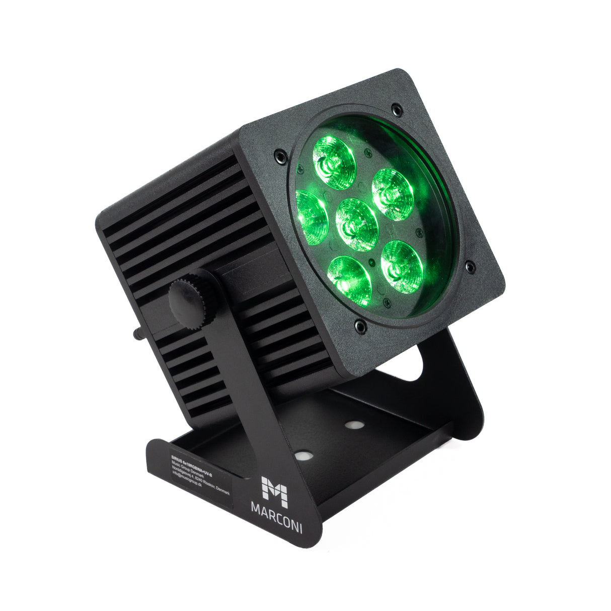 Marconi SIRIUS 6x18W RGBWA+UV IP65 Batterilampe