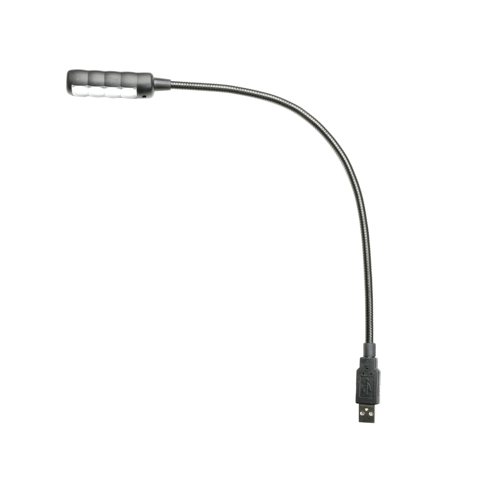 Adam Hall Stands SLED 1 ULTRA USB C - Lampada a collo di cigno, connettore USB, 4 COB-LED e colori opzionali