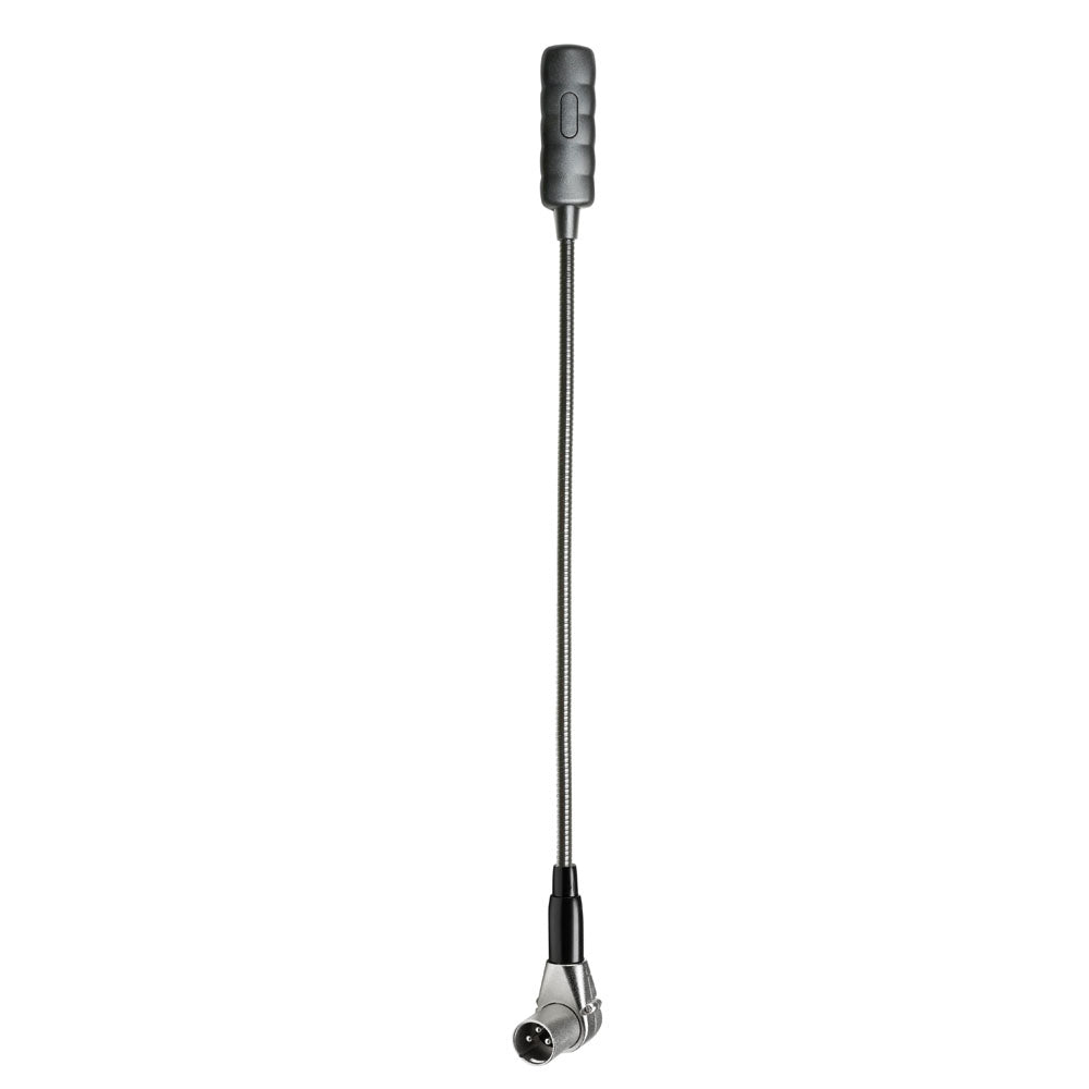 Adam Hall Stands SLED 1 ULTRA XLR 3 A - Lampada a collo di cigno XLR angolata a 3 poli con 4 COB-LED