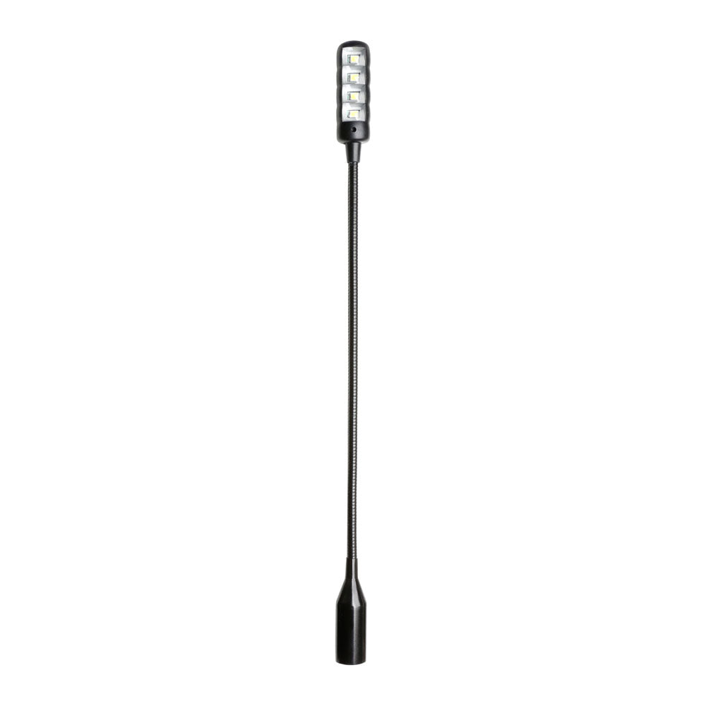 Adam Hall Stands SLED 1 ULTRA XLR 4 - lampada a collo di cigno XLR a 4 poli con 4 COB-LED’er