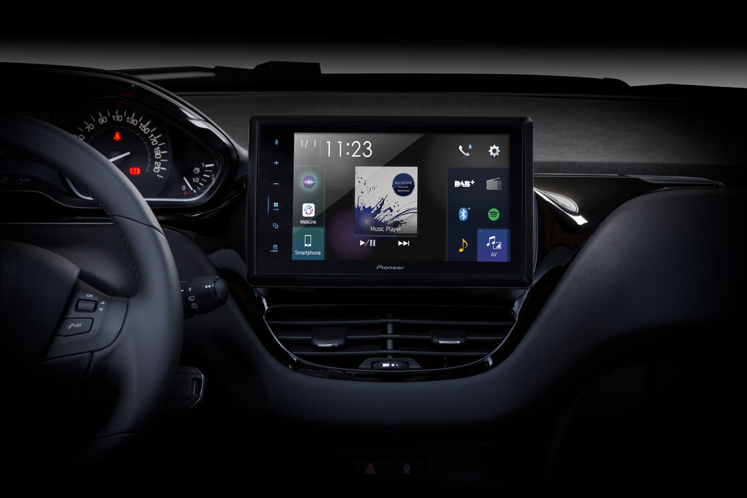 Pioneer SPH-EVO82DAB-208 Apple CarPlay per Peugeot 208/2008