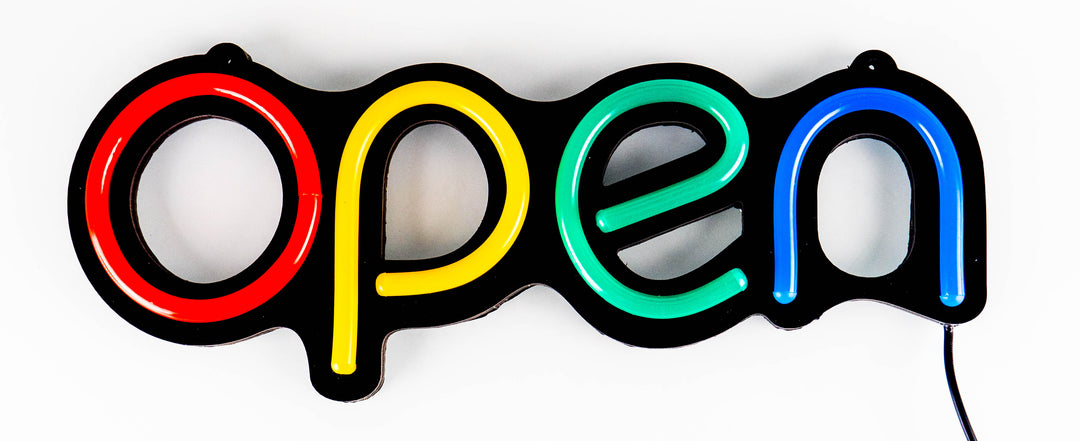 Insegna al Neon "Open" (39cm)