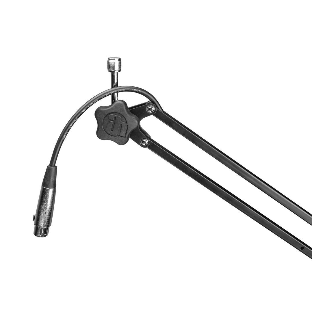 Adam Hall Stands S TBA 01 - Braccio per microfono da tavolo con cavo XLR integrato