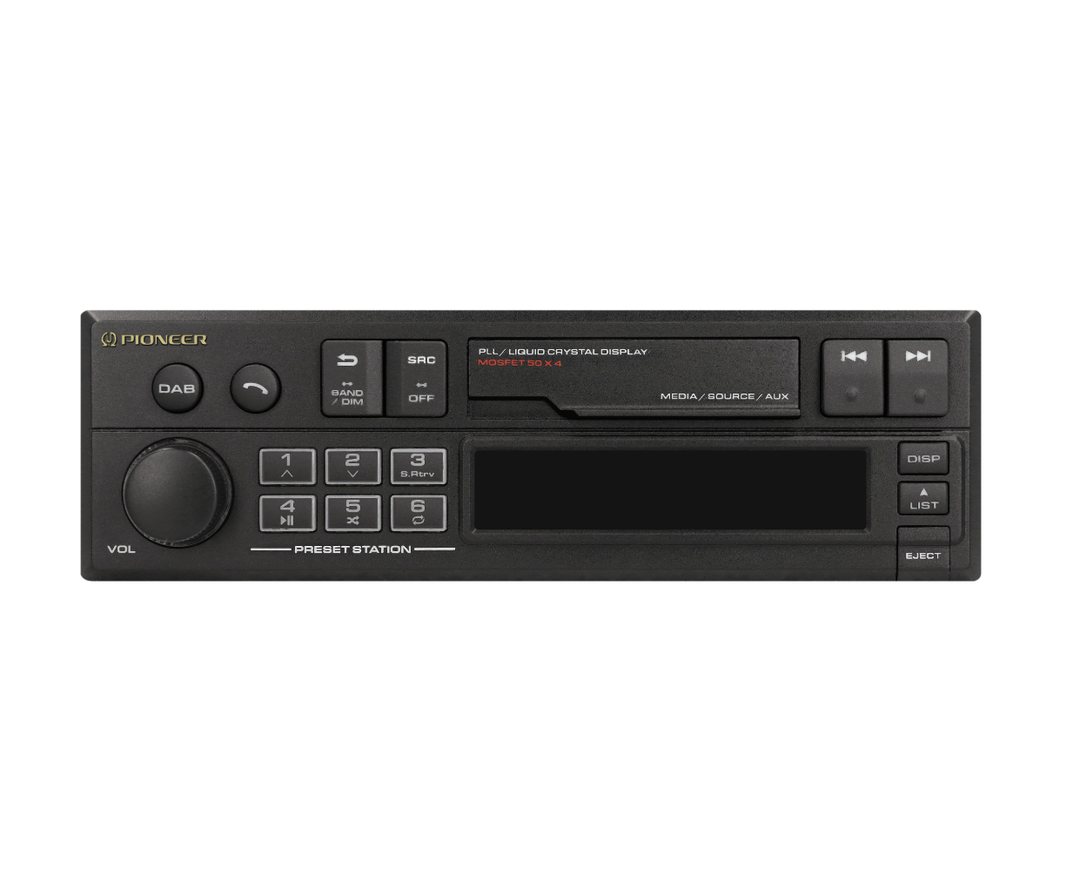 Pioneer SXT-C10PS Autoradio retrò con DAB+ e Bluetooth