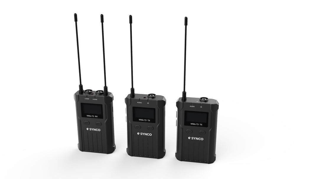 Set microfonico wireless Synco PRO 1 RX e 2 TX UHF