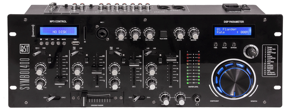 BST DJ Mixer w. Bluetooth