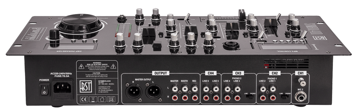 BST DJ Mixer w. Bluetooth