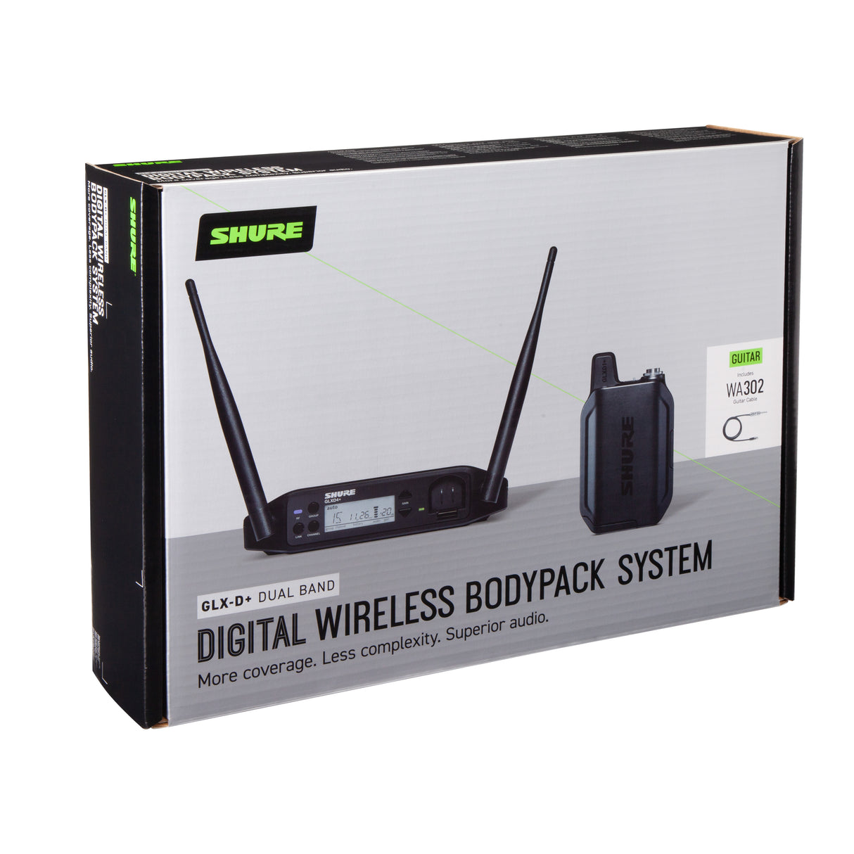 Shure GLXD14+ Sistema wireless (Bodypack)