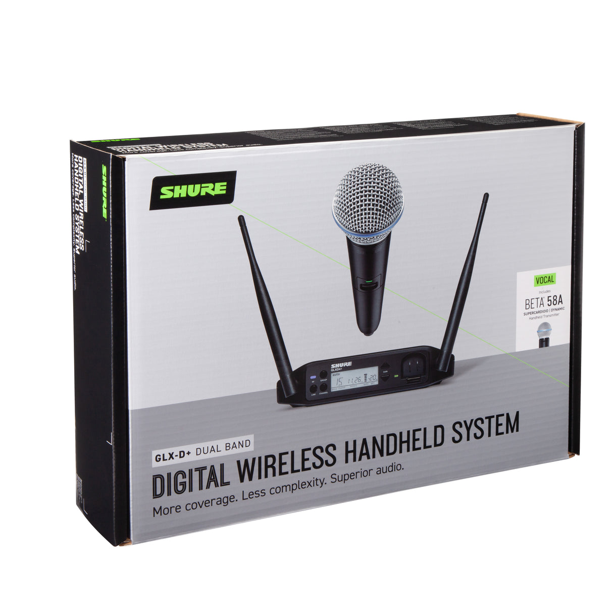 Shure GLXD24+ BETA58A Sistema microfono wireless