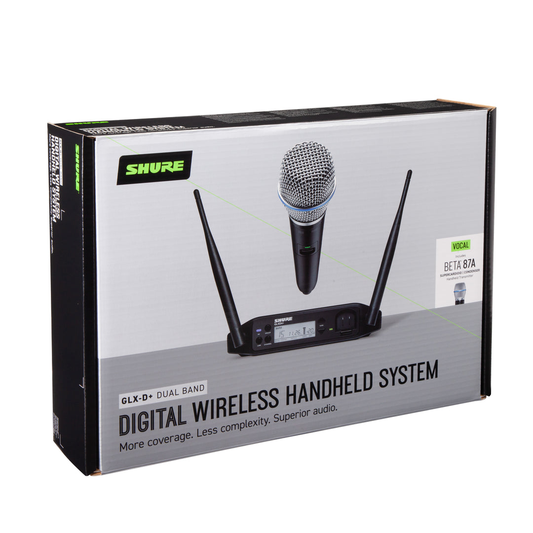 Shure GLXD24+ BETA87A Sistema microfono wireless
