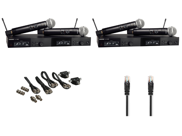 Shure SLXD SM58 Wireless System (4 channels, J53)