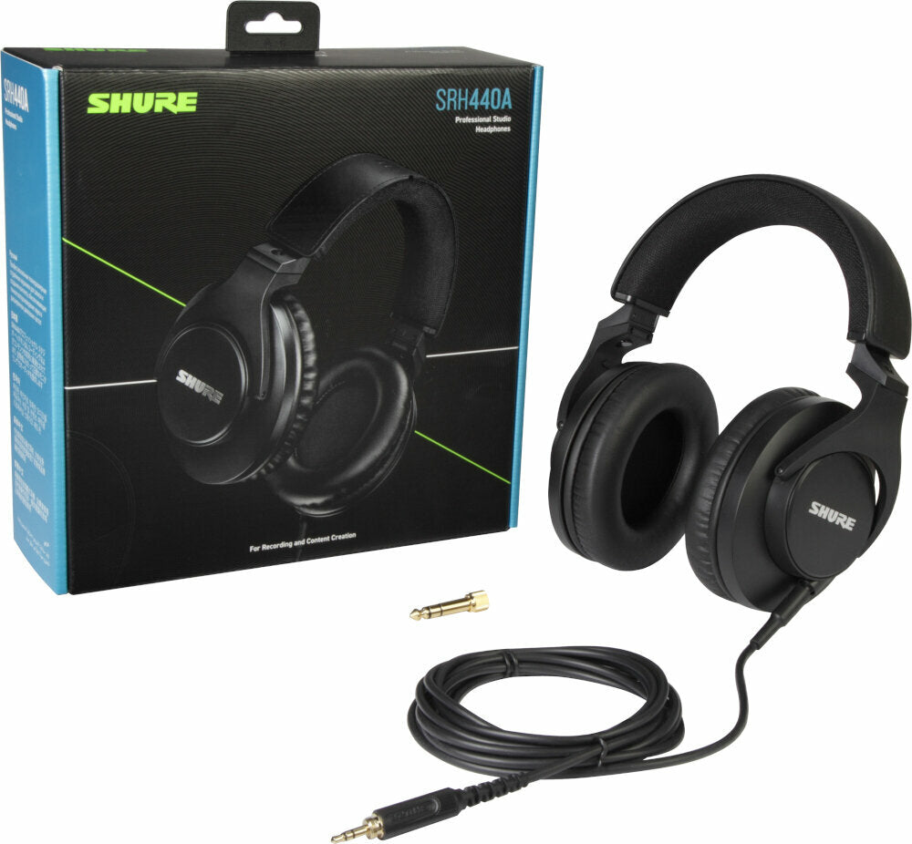 Shure SRH440A-EFS Studio headphones (Black)