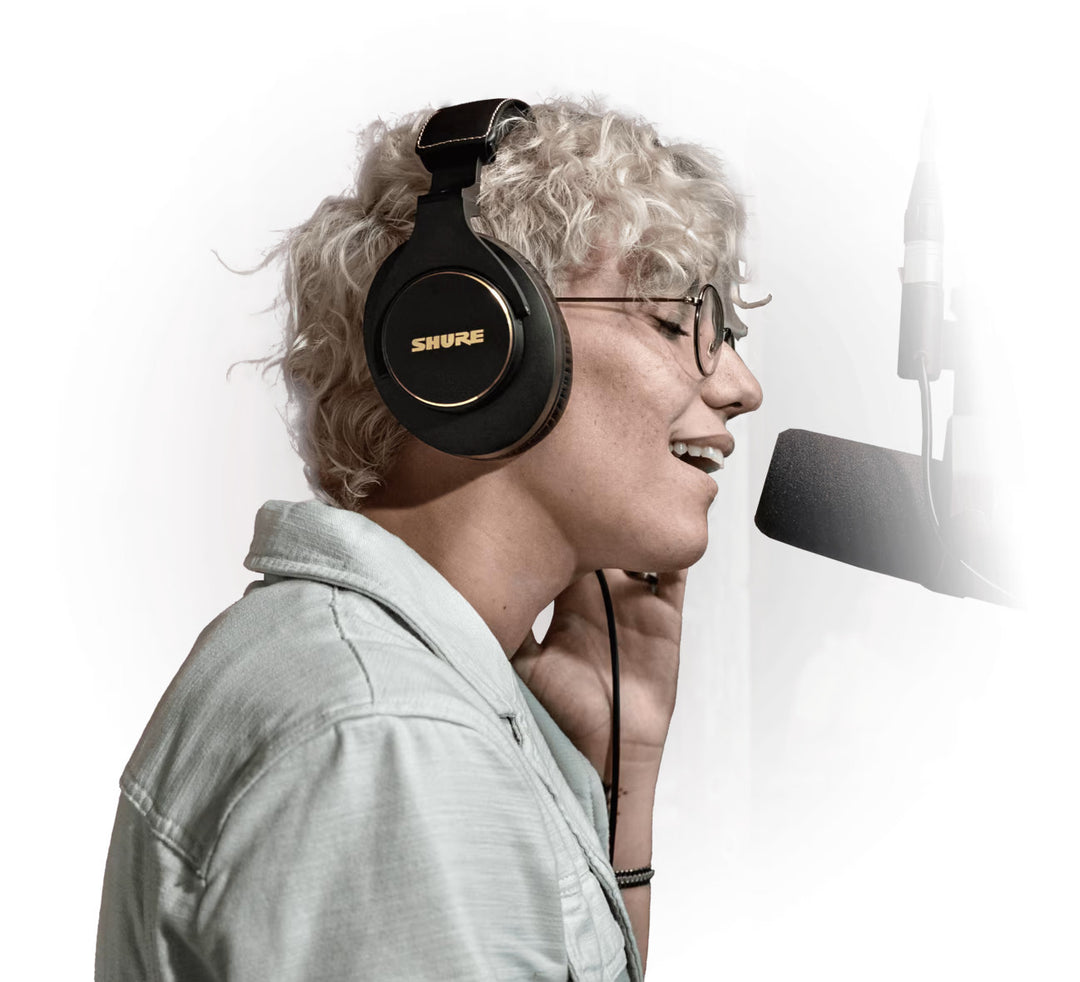 Shure SRH840A-EFS Cuffie da studio (Nero/Oro)