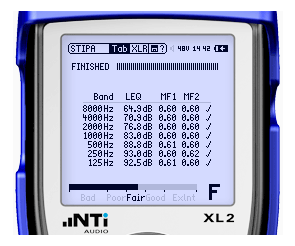 NTI XL 2 STIPA Analizzatore Audio e Acustico Portatile