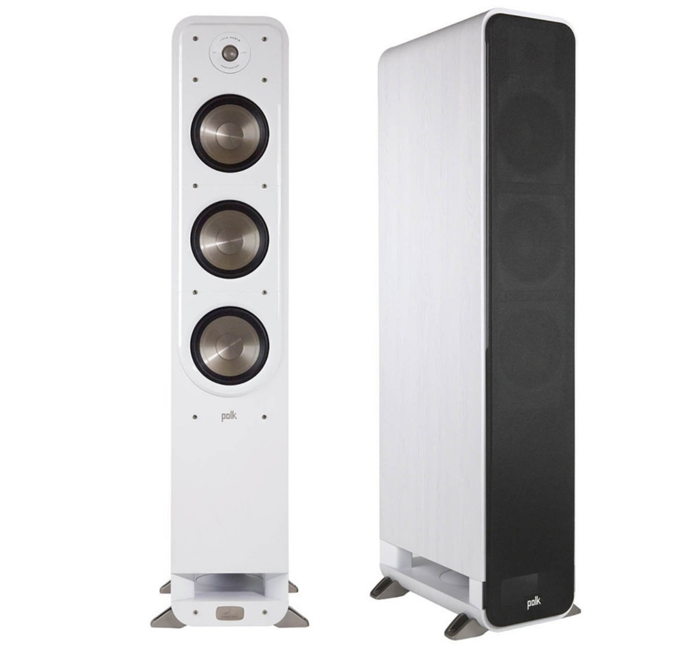 Polk Signature S60E Set di Altoparlanti da Pavimento (Bianco)