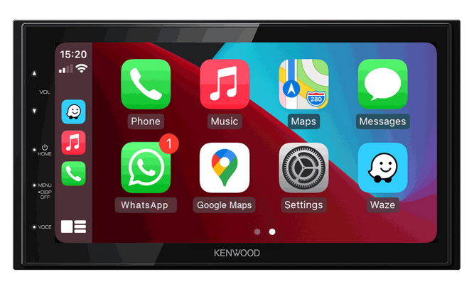 Kenwood DMX5020DABS Apple CarPlay, DAB+, Android Auto e Bluetooth
