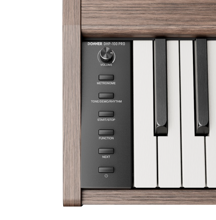 Donner DHP 100 PRO el-klaver Walnut