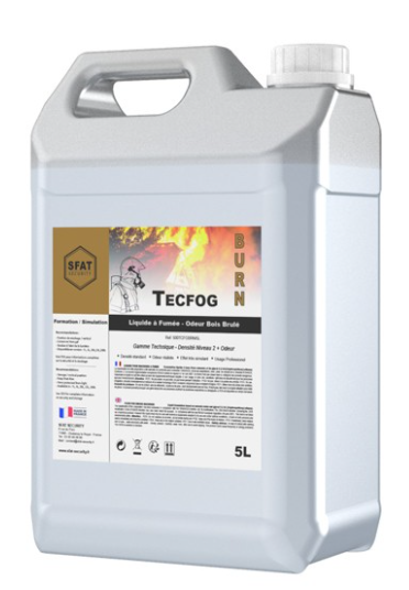 Liquido per Fumo per esercitazioni antincendio, Legno bruciato (5L)