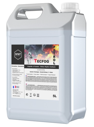 Liquido per Fumo per esercitazioni antincendio, Benzina bruciata (5L)