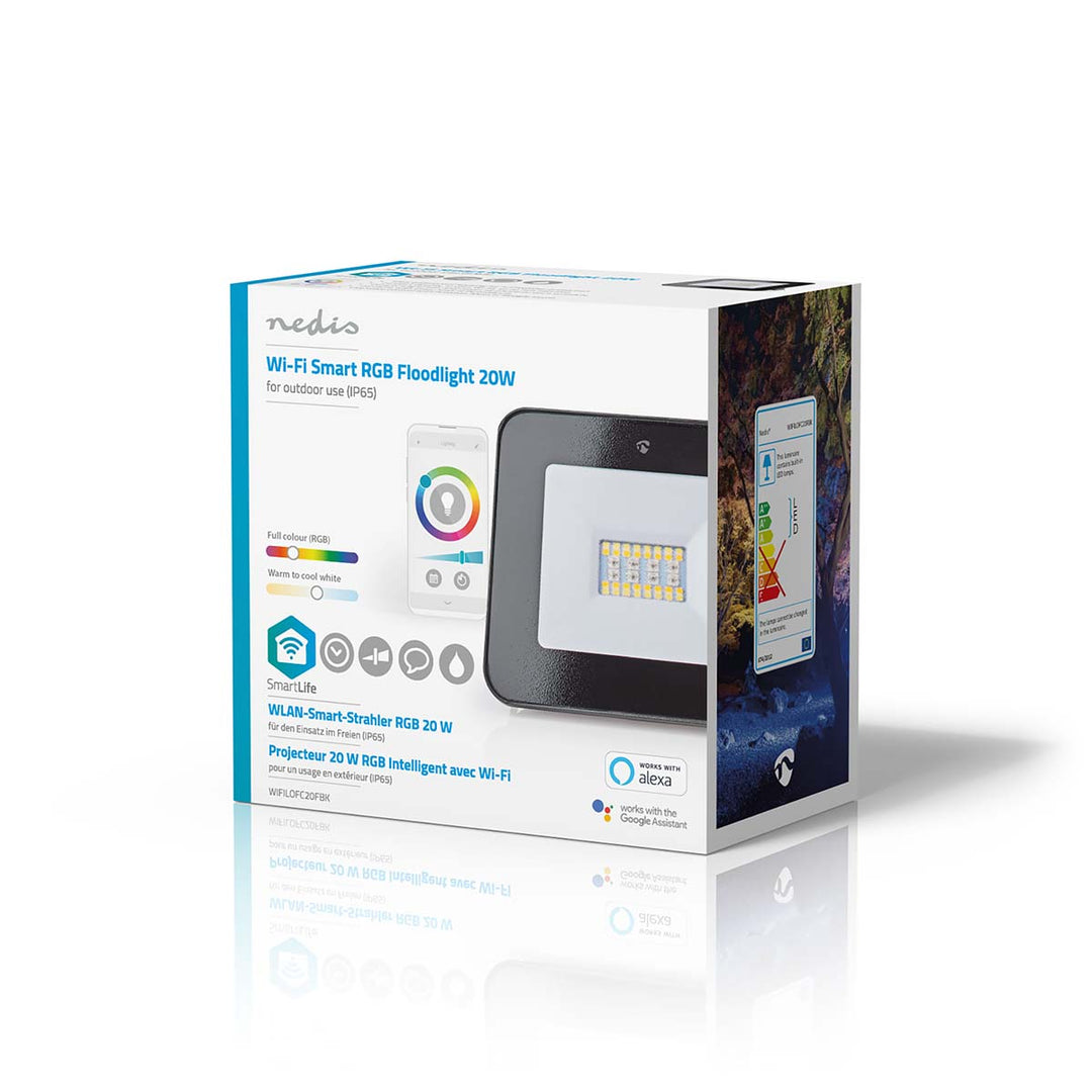 SmartLife Proiettore Bianco & RGB (20W)